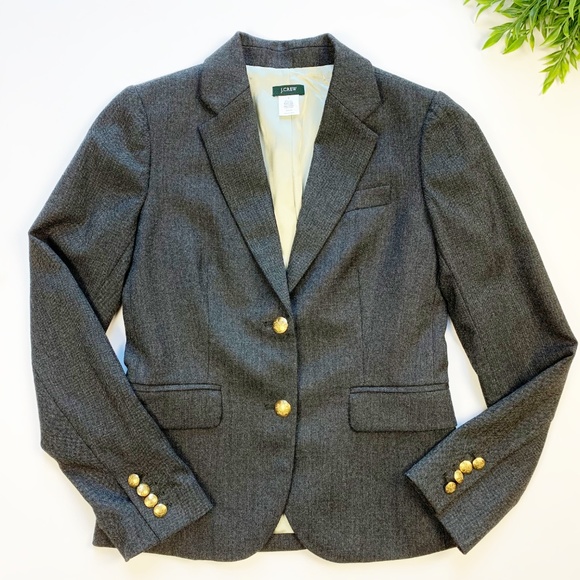 J. Crew Schoolboy Blazer Jacket Gold Buttons - Picture 1 of 4
